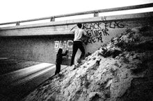  Black Flag, Spray Paint the Overpass, I-5, En Route to a Show in San Francisco, 1979 - Pacific Coast Gallery