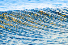  abstract wave photo blue and yellow, sunrise sunset