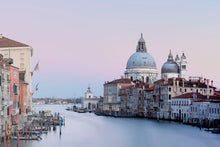 The Grand Canal and the Basilica di Santa Maria della Salute, in Venice Italy, taken at sunset
