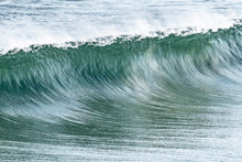  Abstract Manhattan Beach California wave photo, big swell, barrel