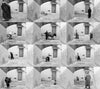 A timelapse photo from Chefchaouen Morocco, in black and white, by Matthew Welch, which he calls a FLOW