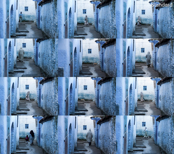 A timelapse photo from Chefchaouen Morocco by Matthew Welch, which he calls a FLOW